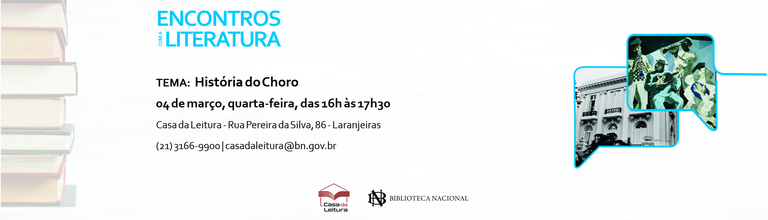 Casa da Leitura promove encontro dedicado à história do choro