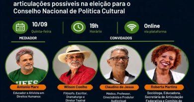 Encontro virtual debate participação social e articulações para eleição do Conselho Nacional de Política Cultural