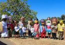 Cultura popular chega ao DVO, em Planaltina, com cortejo de bonecos gigantes e teatro gratuito