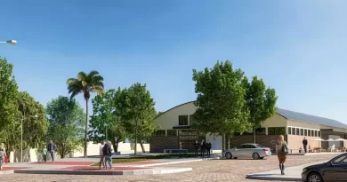 Projeto mostra como ficará a fachada do Mercadão Municipal após ser revitalizado (Foto: Divulgação/Prefeitura de Corumbá)