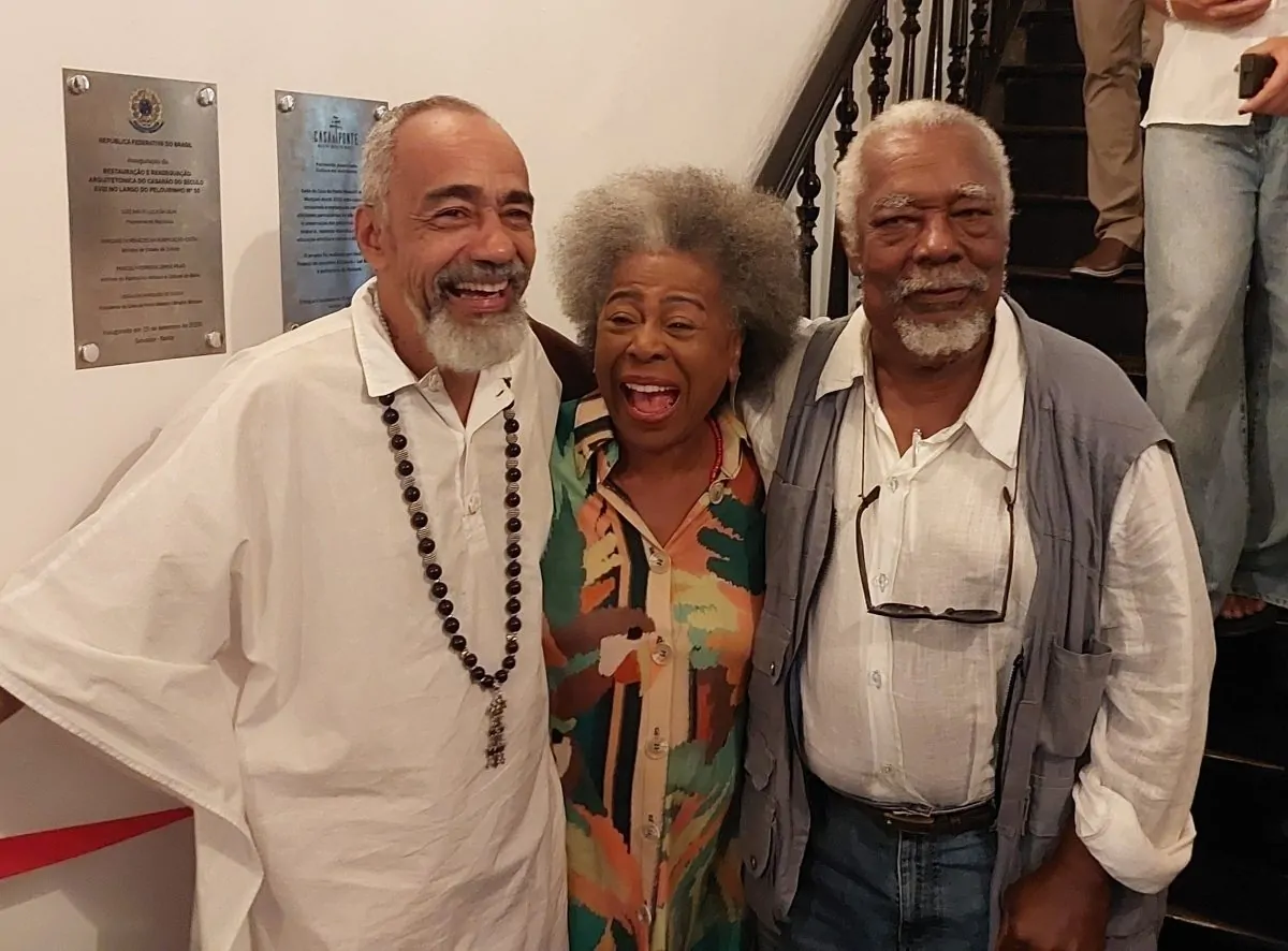 Ubiratan Marques, Arany Santana e Mateus Aleluia. Foto: Divulgação