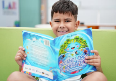 Lançamento do livro infantil “Oceano Limpo, Planeta Feliz” na Areninha Jacob do Bandolim, em Jacarepaguá