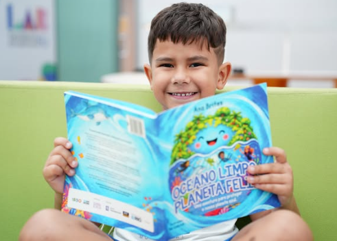 Lançamento do livro infantil “Oceano Limpo, Planeta Feliz” na Areninha Jacob do Bandolim, em Jacarepaguá