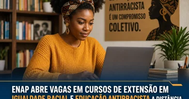 A Enap abriu vagas em cursos de extensão gratuitos a distância sobre igualdade racial, lei antirracista e combate ao racismo religioso.
