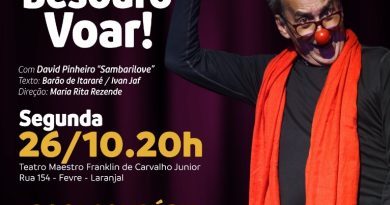 David Pinheiro apresenta “É o Otimismo que Faz o Besouro Voar” em Volta Redonda com ingressos solidários