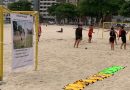 Iniciativa voluntária em Niterói promove futebol de areia para afastar crianças de telas eletrônicas